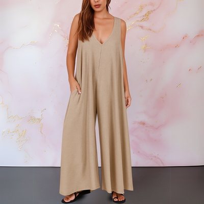 Grace™ | Wide-Leg Sleeveless Jumpsuit