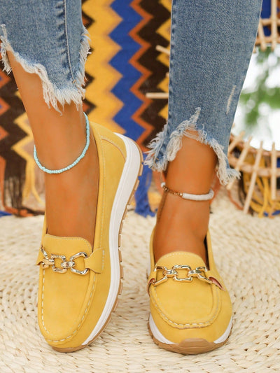 Ellie - Flat Buckle Loafers