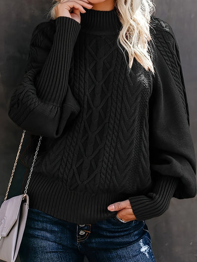Tinsley - Casual Long Sleeve Knitted Sweater