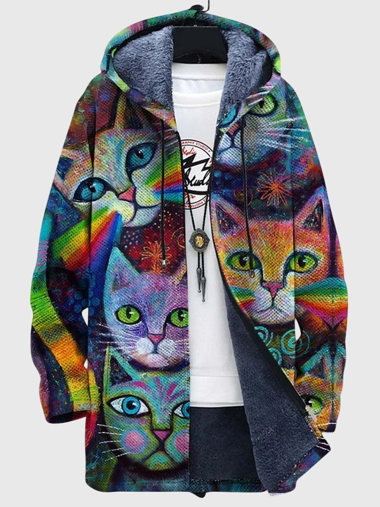 Anna | Jacket with Artistic Print