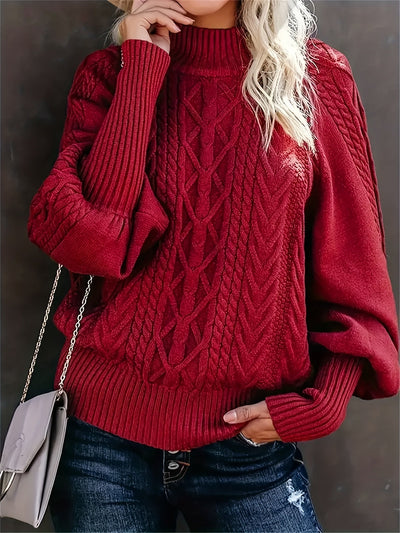 Tinsley - Casual Long Sleeve Knitted Sweater