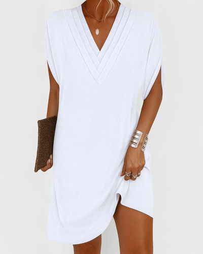 Rachel™ | V-Neck Casual Mini Dress