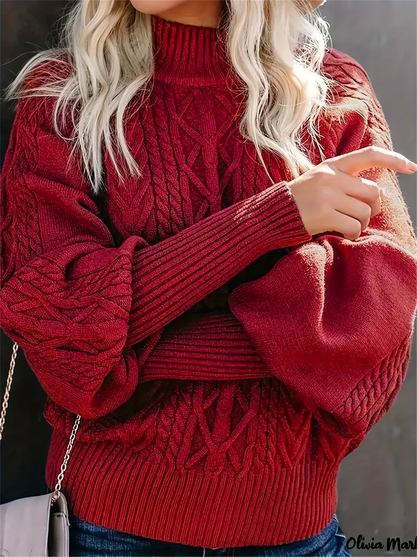 Tinsley - Casual Long Sleeve Knitted Sweater