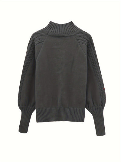 Tinsley - Casual Long Sleeve Knitted Sweater