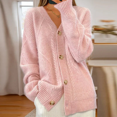 Charita | Cable-Knit Cardigan