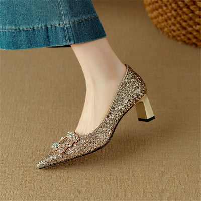Gloria Glitter Pumps
