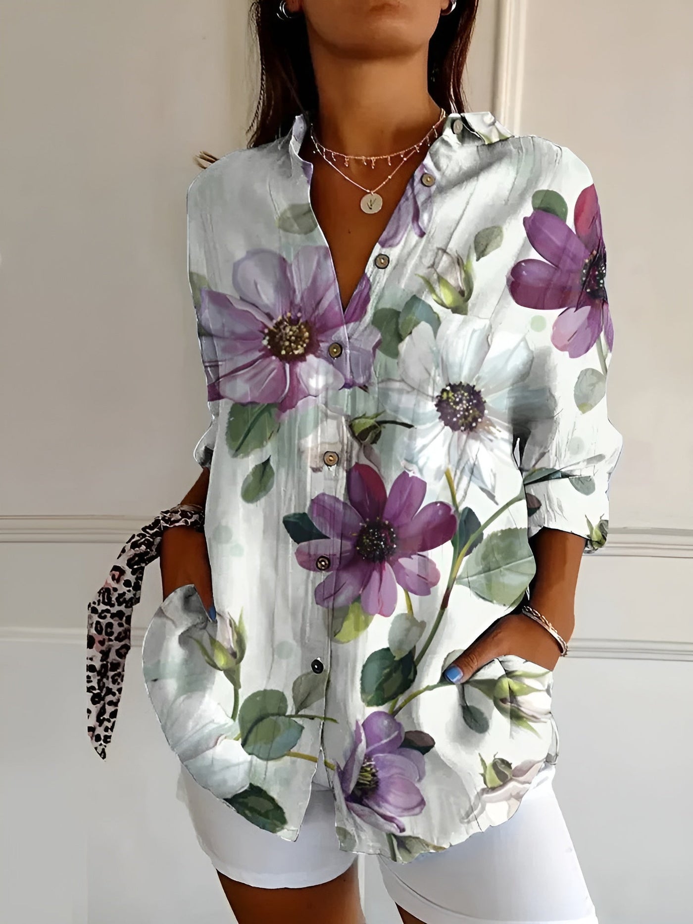 Maia | Floral Summer Blouse